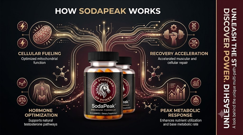 How SodaPeak works: cellular fueling, hormone optimization, recovery acceleration, and peak metabolic response